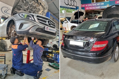 Bảo dưỡng xe Mercedes tại Hà Đông